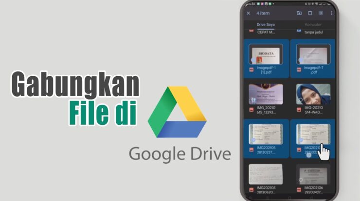 Cara menggabungkan file di Google Drive
