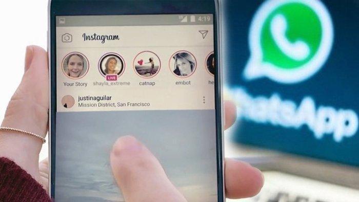cara menghubungkan story instagram ke whatsapp